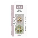 BIBS Studio Včielka Colour Urban Garden Cumlík 2 ks 6–18 mesiacov – mix farieb