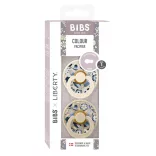 BIBS x Liberty 2-dielna sada Colour Bobo cumíka 0–6 mesiacov – Krémovo biela Mix