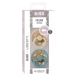 BIBS x Liberty 2-dielna sada Colour Cumi 0–6 mesiacov – Letné kvety Vanilkový mix