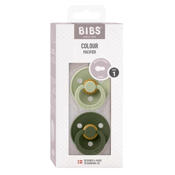 BIBS Colour Cumi 2-dielna sada (šalvia/terénna zelená) 6–18 mesiacov