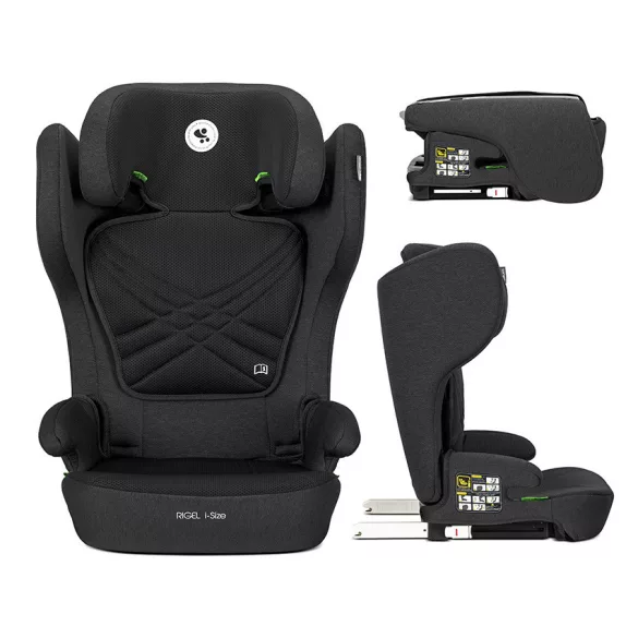 Lorelli Rigel 100-150 cm összecsukható isofix gyerekülés - Black