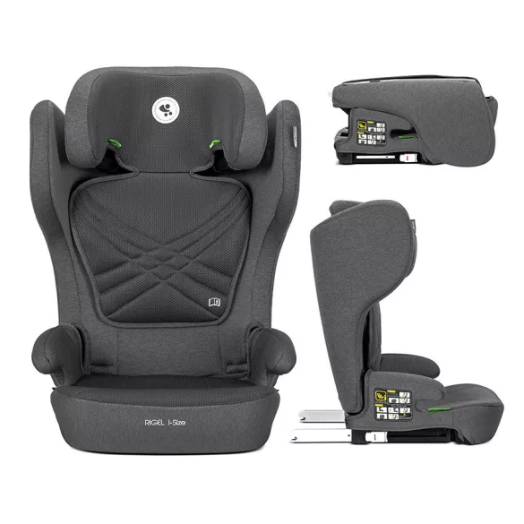 Lorelli Rigel 100-150 cm összecsukható isofix gyerekülés - Grey