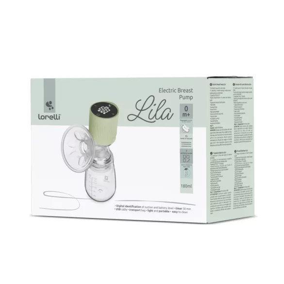 Baby Care Lila elektrická odsávačka mlieka - Green