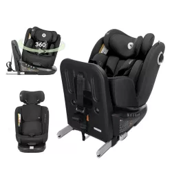 Lorelli Auriga 360 isofix autosedačka 40-150cm - Black