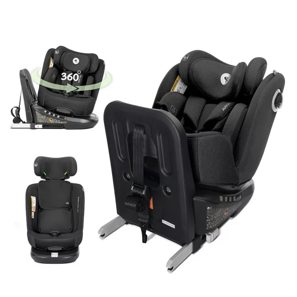 Lorelli Auriga 360 isofix autosedačka 40-150cm - Black