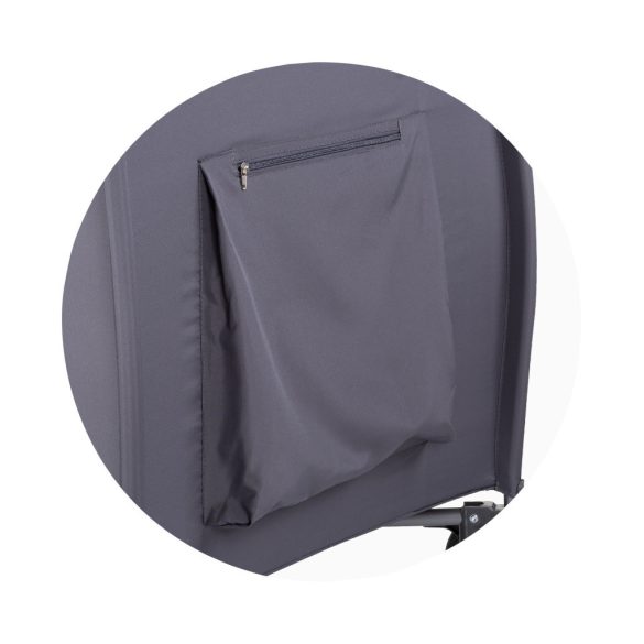 Chipolino Bella multifunkčná cestovná postieľka - anthracite