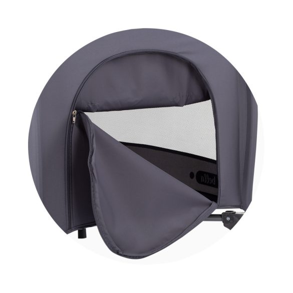 Chipolino Bella multifunkčná cestovná postieľka - anthracite