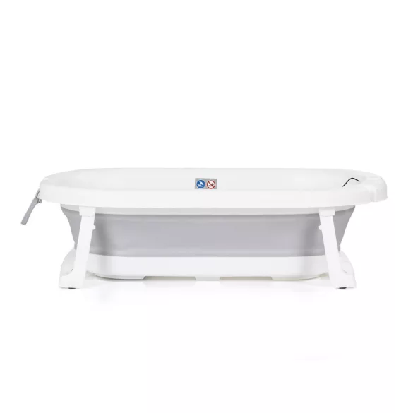 Chipolino Bubble Spa 3v1 skladacia vanička s príslušenstvom 83 cm - light grey