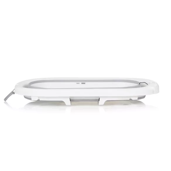 Chipolino Bubble Spa 3v1 skladacia vanička s príslušenstvom 83 cm - light grey