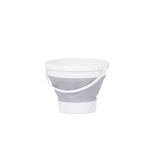 Chipolino Bubble Spa 3v1 skladacia vanička s príslušenstvom 83 cm - light grey