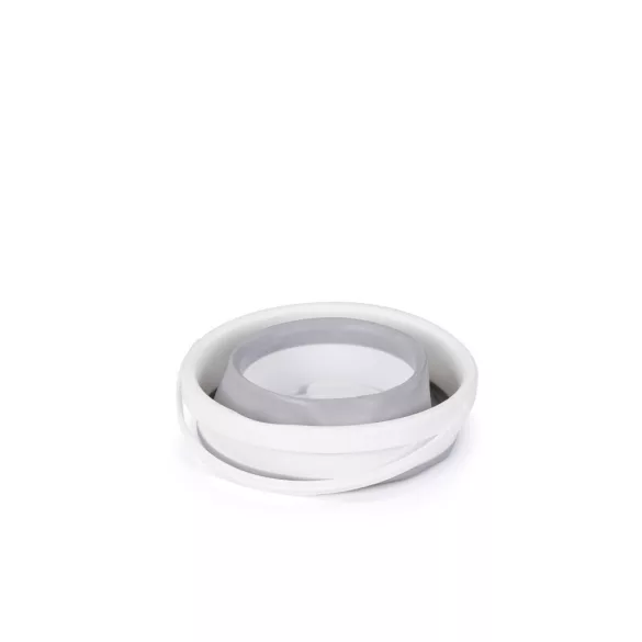 Chipolino Bubble Spa 3v1 skladacia vanička s príslušenstvom 83 cm - light grey