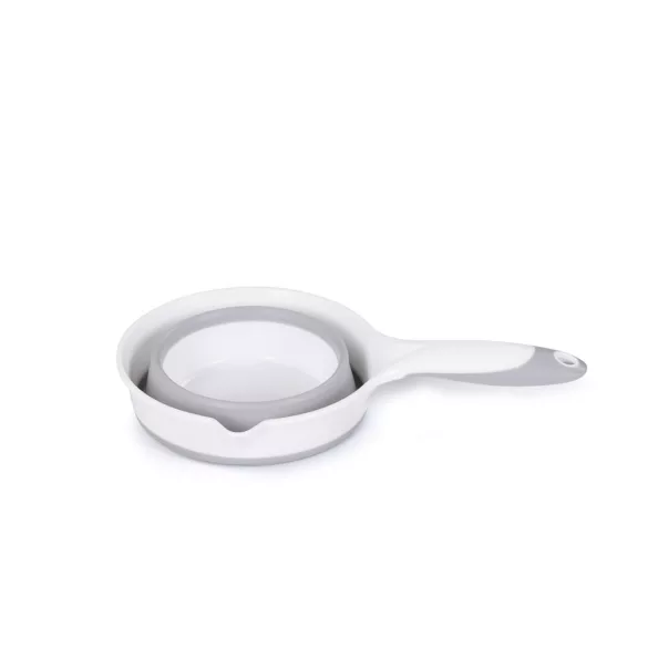 Chipolino Bubble Spa 3v1 skladacia vanička s príslušenstvom 83 cm - light grey