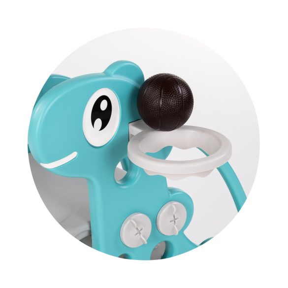 Chipolino detská šmýkačka Dino 116 cm - green