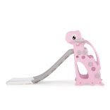 Chipolino detská šmýkačka Dino 116 cm - pink