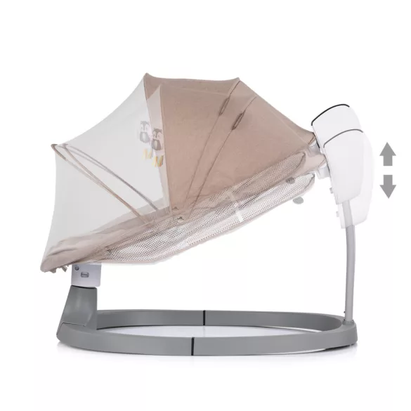 Chipolino Lambada elektrická hojdačka - tiramisu
