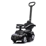Chipolino Mercedes Benz C-Class detské autíčko s vodiacou tyčou - black