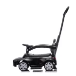 Chipolino Mercedes Benz C-Class detské autíčko s vodiacou tyčou - black