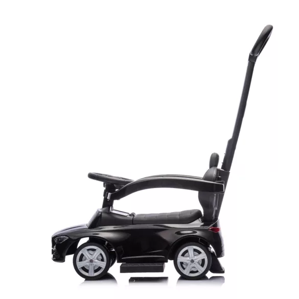 Chipolino Mercedes Benz C-Class detské autíčko s vodiacou tyčou - black