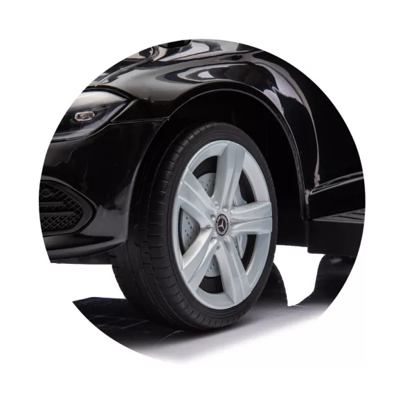 Chipolino Mercedes Benz C-Class detské autíčko s vodiacou tyčou - black