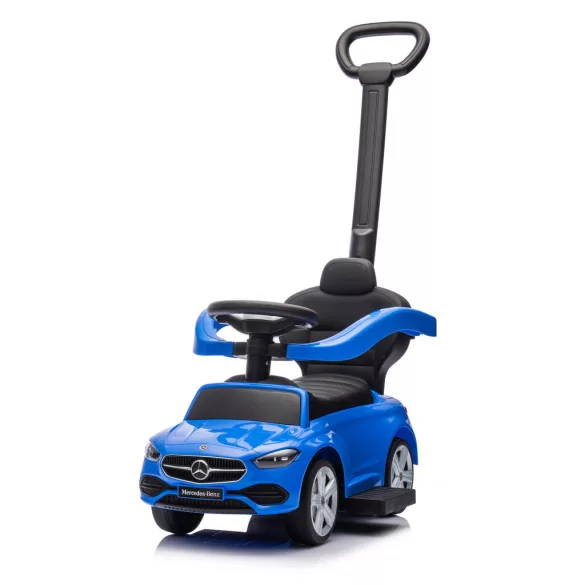 Chipolino Mercedes Benz C-Class detské autíčko s vodiacou tyčou - blue