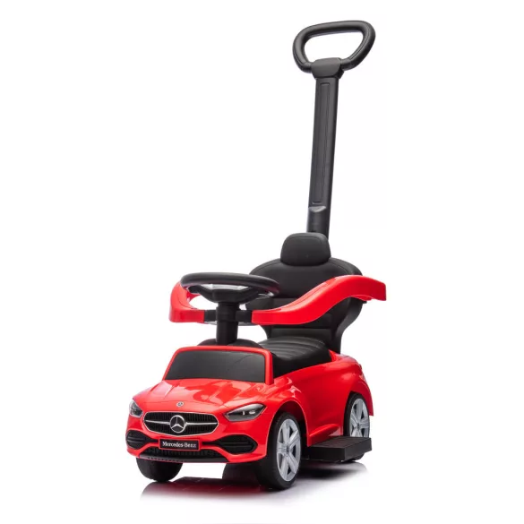 Chipolino Mercedes Benz C-Class detské autíčko s vodiacou tyčou - red