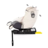 Chipolino Premium 360 autosedačka I-Size 40-150cm - biscotta