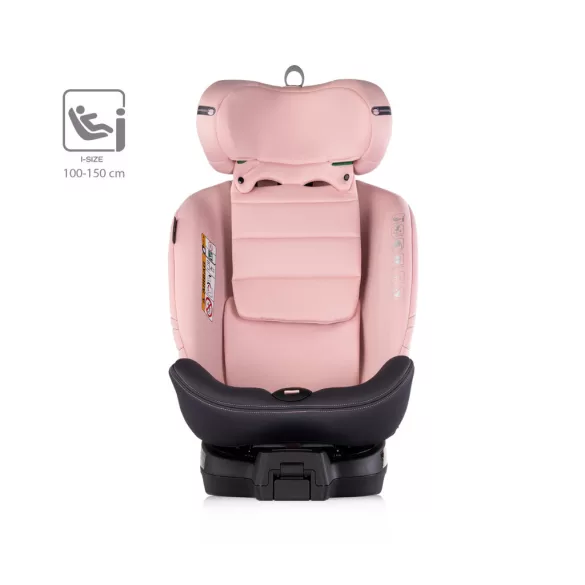 Chipolino Premium 360 autosedačka I-Size 40-150cm - pink marshmallow