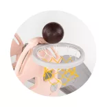 Chipolino Ring hojdačka a šmýkačka - pink