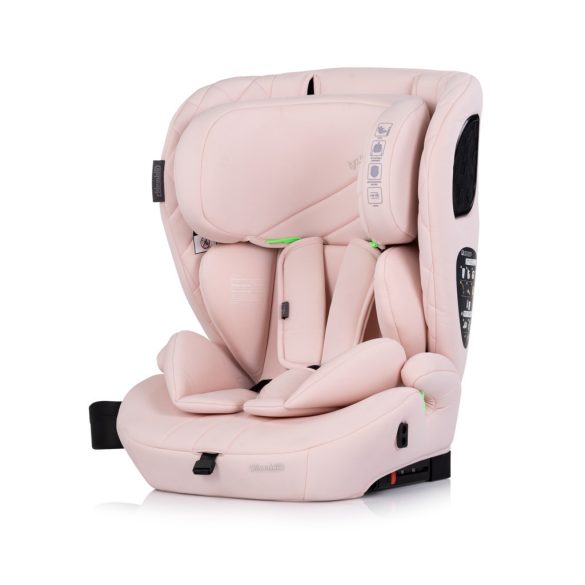 Chipolino Tycoon ISO autosedačka Isofix 76-150cm - pink marshmallow
