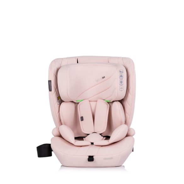 Chipolino Tycoon ISO autosedačka Isofix 76-150cm - pink marshmallow