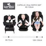Lorelli Capella autosedačka ISOFIX 40-150cm - Green