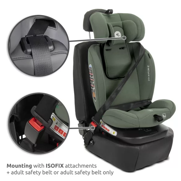 Lorelli Capella autosedačka ISOFIX 40-150cm - Grey