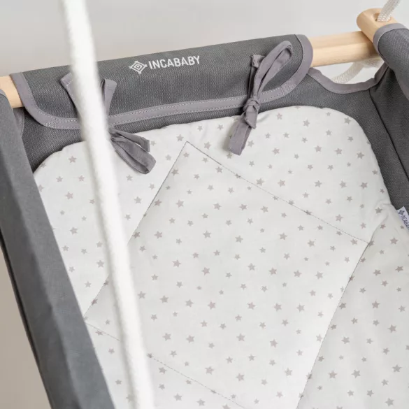 Incababy detská hojdačka Basic - Grey Stars