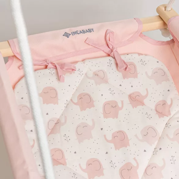 Incababy detská hojdačka Basic - Pinkyphant