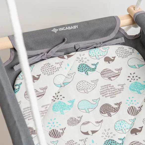 Incababy detská hojdačka Basic - Whale