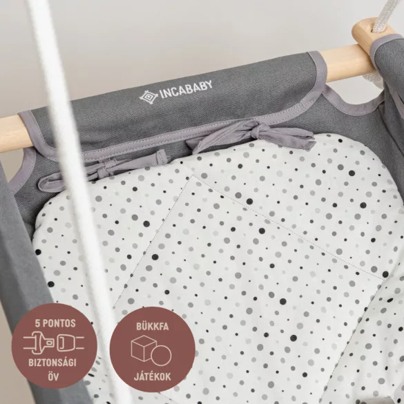 Incababy detská hojdačka Comfort - Dotties