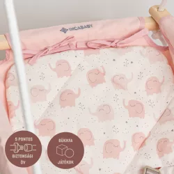 Incababy detská hojdačka Comfort - Pinkyphant FW