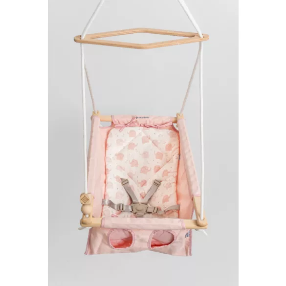 Incababy detská hojdačka Comfort - Pinkyphant FW