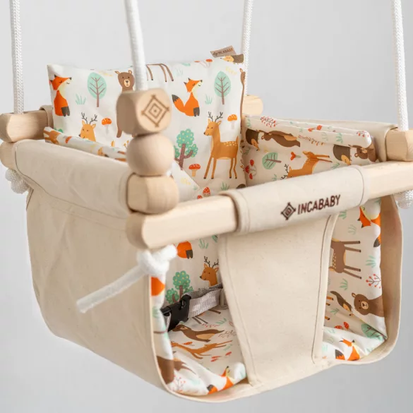 Incababy Junior hojdačka Comfort - Forest Friends