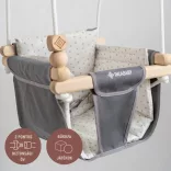 Incababy Junior hojdačka Comfort - Grey Stars