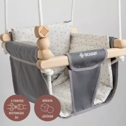 Incababy Junior hojdačka Comfort - Grey Stars