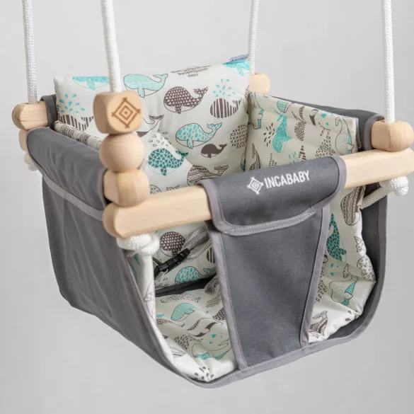 Incababy Junior hojdačka Comfort - Whale