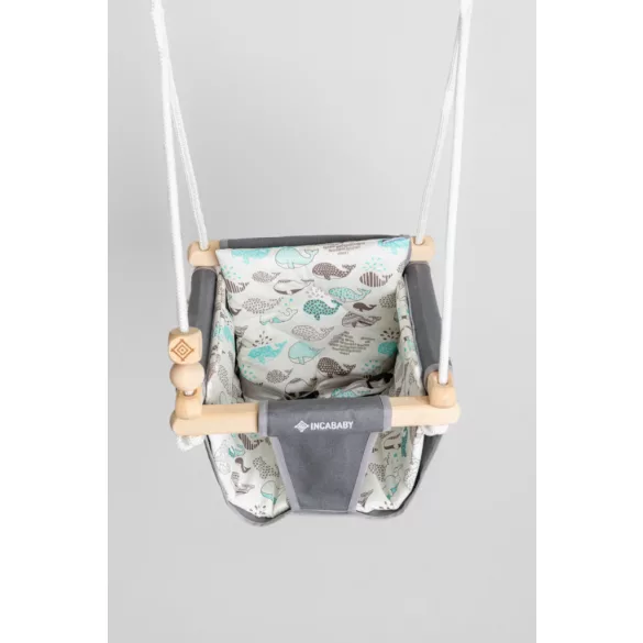 Incababy Junior hojdačka Comfort - Whale