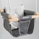 Incababy Junior hojdačka Basic - Grey Stars