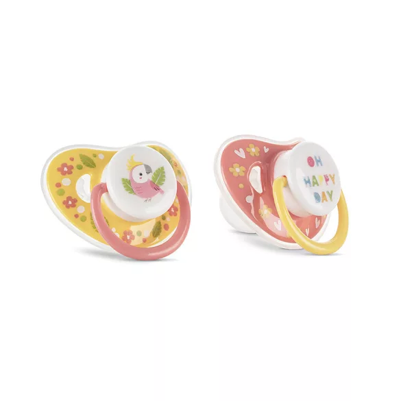 Baby Care cumlík s krytom 2ks 6M+ - YELLOW/PINK