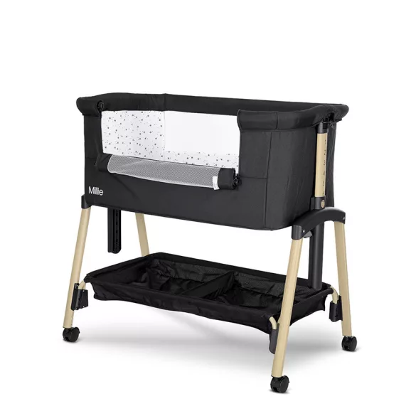 Lorelli Millie postieľka k posteli - Black wood