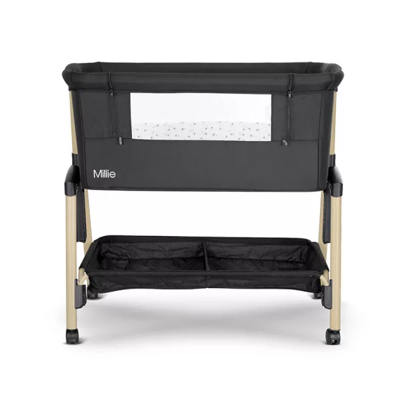 Lorelli Millie postieľka k posteli - Black wood