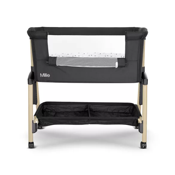 Lorelli Millie postieľka k posteli - Black wood