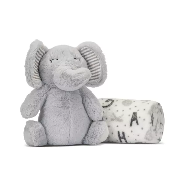 Lorelli Nappy prikríka 75x90 cm - Grey Elephant