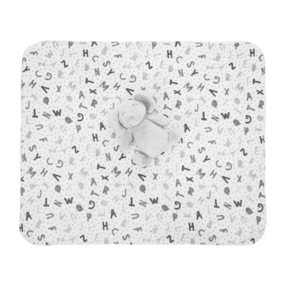 Lorelli Nappy prikríka 75x90 cm - Grey Elephant